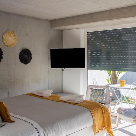 Casa Das Falcoeiras - Estudio Com Terraco Privado Aveiro Exteriör bild