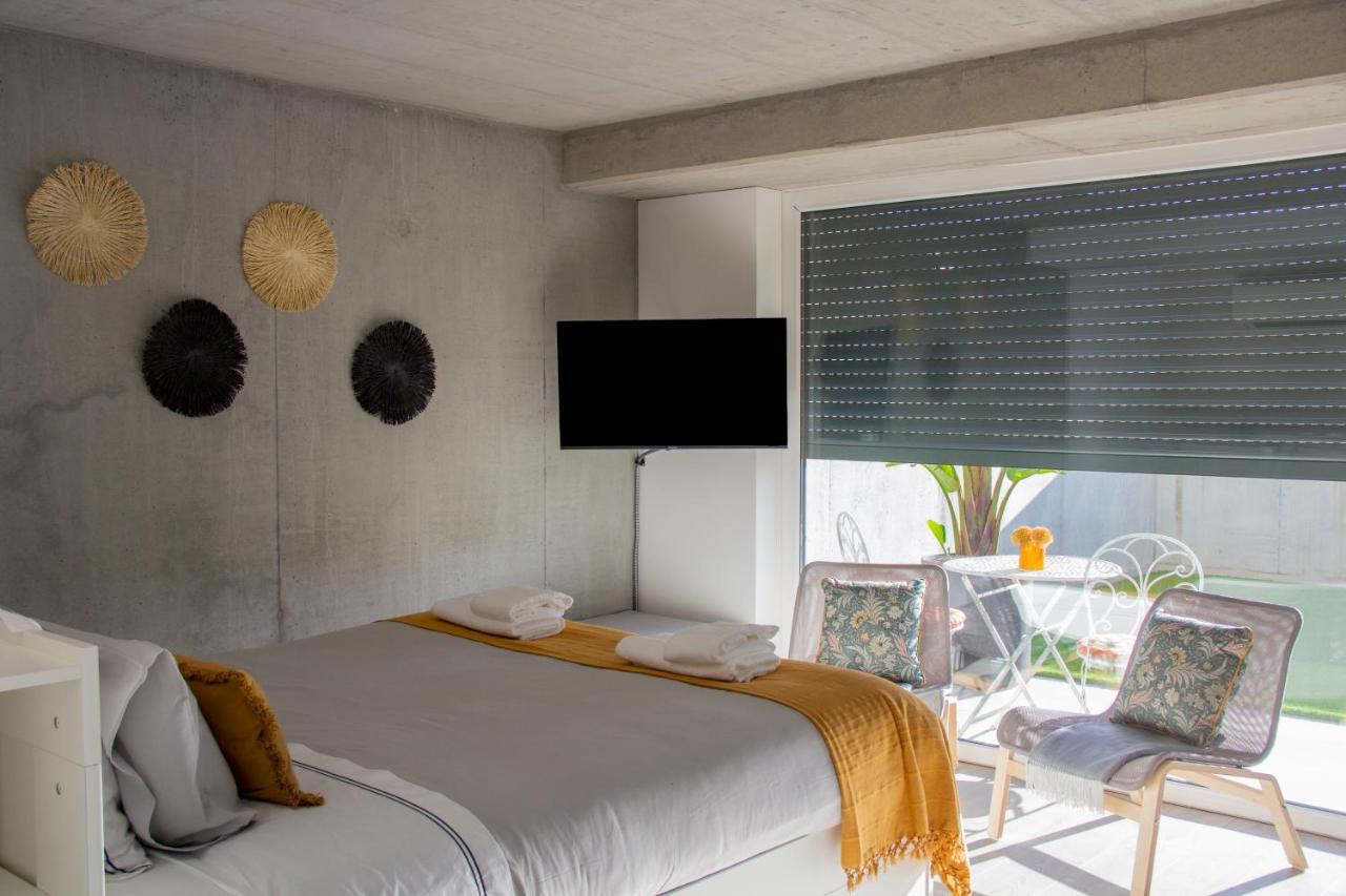 Casa Das Falcoeiras - Estudio Com Terraco Privado Aveiro Exteriör bild